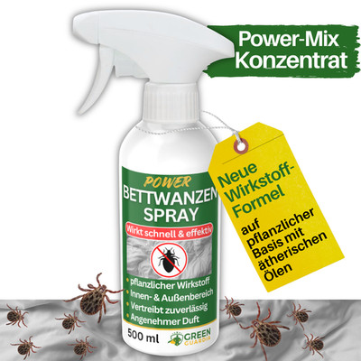 Bettwanzen Abwehrspray Power-Konzentrat 500 ml, Mittel gegen Bettwanzen