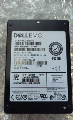 SSD Dell 800GB SAS 12 gbps 800gb EMC MZ-ILT800C