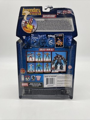 2007 Marvel Legendary Comic Book Heroes Super Patriot Loose Figure