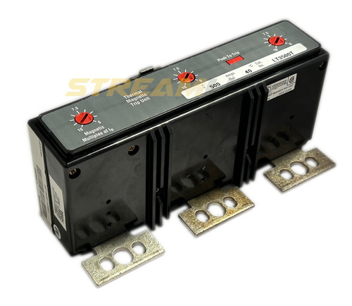 Eaton LT3500T Trip Unit, 500 Amp, 3-Pole, Non-interchangeable Thermal Magnetic