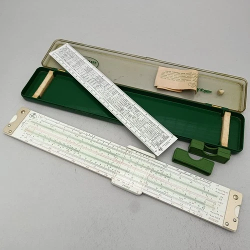 Faber Castell 2/83 NOVO DUPLEX Slide Rule VTG Excellent Very RARE Collectible