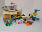 Vintage Fisher Price Little People Play Family Jetport Set