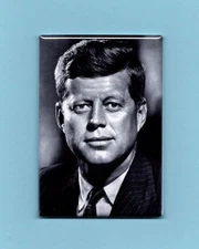 JOHN F KENNEDY *MAGNET* ASSASSINATED  PRESIDENT PORTRAIT PHOTO CAMELOT DEMOCRAT