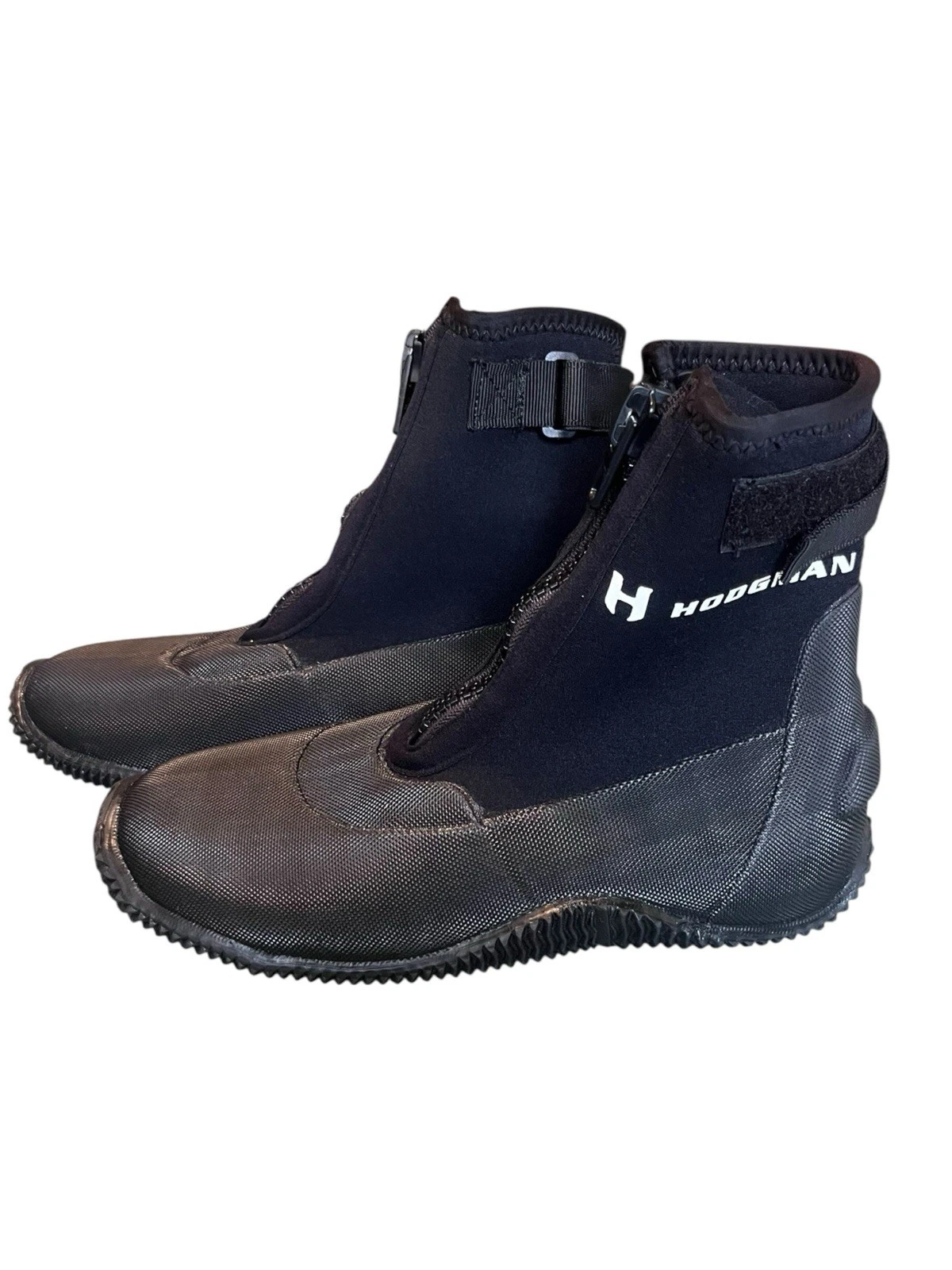 Hodgman Wade Black NEOPRENE BOOTS Mens Sz 8 Style FISHING Ankle Boots New NWOB