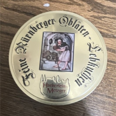 Haeberlein-Metzger Nürnberger Oblaten Lebkuchen Tin Stadt Nürnberg 1578