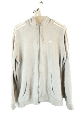 Adidas Hoodie grau Gr.M Herren Full Zip Sport Freizeit Outdoor 023747