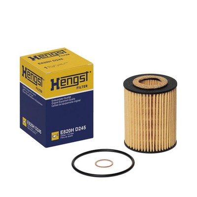 Ölfilter-Einsatz 82 mm HENGST FILTER IAM-Expertise passend für u.a. BMW 1er