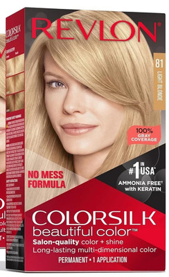 3-PACK Revlon Colorsilk Beautiful Haircolor Ammonia-free Permanent Haircolor #81