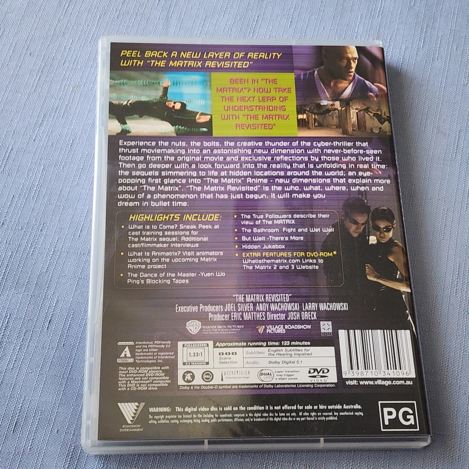 The Matrix Revisited (DVD, 1999) Region 4 - image 2 of 4