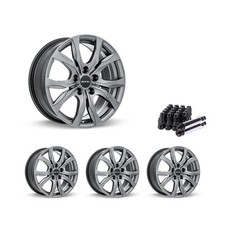 Set Of 4 17 Gunmetal Alloy Wheel Rims For 2006-2010 Jeep Commander Jxkz 5x127 Set Of 4 17 Gunmetal Alloy Wheel Rims For 2006-2010 Jeep Commander Jxkz 5x127
