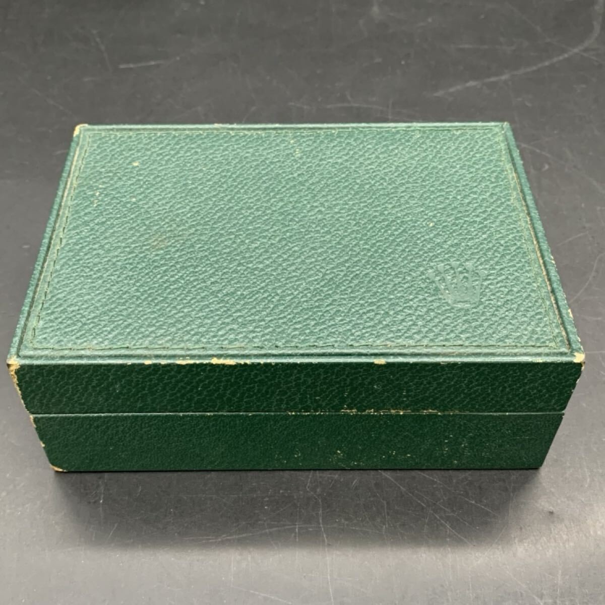 VINTAGE ORIGINALE ROLEX cassa scatola orologio verde Datejust senza cuscino... foto 5