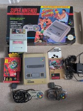 Super Nintendo SNES PAL Street Fighter 2 + Super Mario - Tested (See Desc)