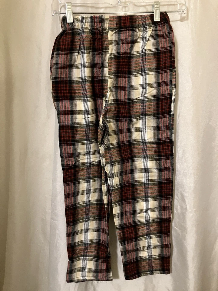 Pantalones de Colección Yo Wear Max Boxxer NIÑOS S Rojo Nuevo de Lote Antiguo 100% Algodón Franela EE. UU. con Bolsillos Foto 3 de 3