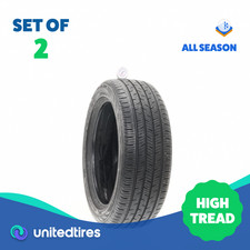 Set Of 2 Used 20550r17 Continental Contiprocontact 89v - 8.532