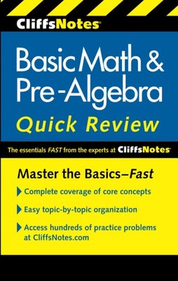 CliffsNotes Basic Math & Pre-Algebra Quick Review: 2nd Edition (Cliffsquickr...