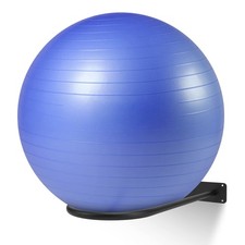 Medicine Ball Rack - Wall Mount Stability Ball Storage Rack 1 Black