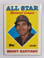 1988 Topps #404 Benny Santiago
