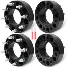 4 Pcs 8x6.5 2" Hub Centric Wheel Spacers For 2001-2010 Chevy Silverado 2500 HD