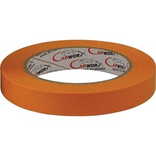 CARWORX 900 ORANGE 3/4"W x 60 Yds Masking Tape Roll CW-820