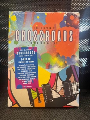 Eric Clapton's Crossroads Guitar Festival 2023 2 DVD *SEALED* w/ Hype Sticker