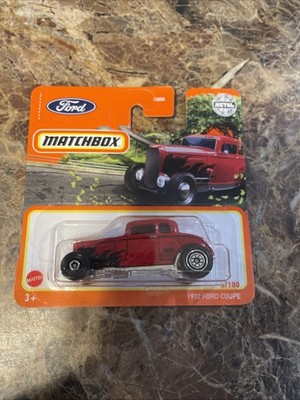 Matchbox MBX 8/100 - 1932 FORD COUPE - HOT ROD - RED
