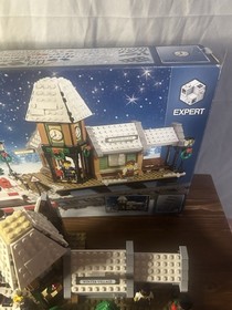 Lego Creator Exp Winter Village 10259 - Train Station - Incomplete , Instr, Box