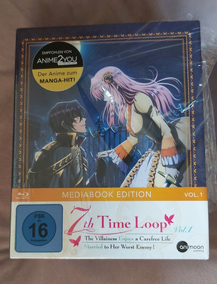 *Anime 7th Time Loop Vol.1-3 + Sammelschuber komplett deutsch Blu-Ray w. neu*