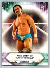 2021 Topps WWE Angel Garza def Humberto Carrillo Card #27 Super ShowDown