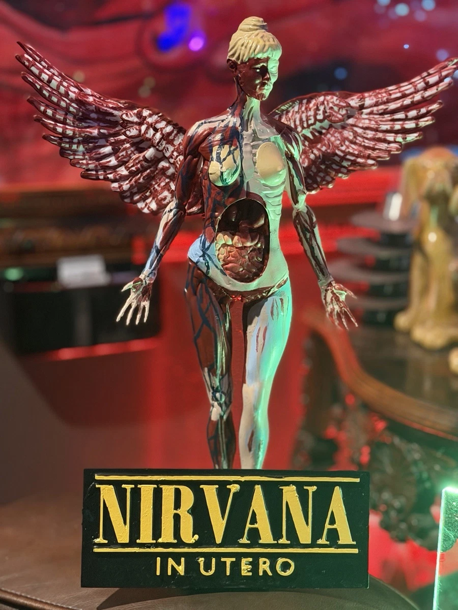 NIRVANA 天使像 1993 Nirvana “Angel” In Utero Statue (Hand Painted) with LED light