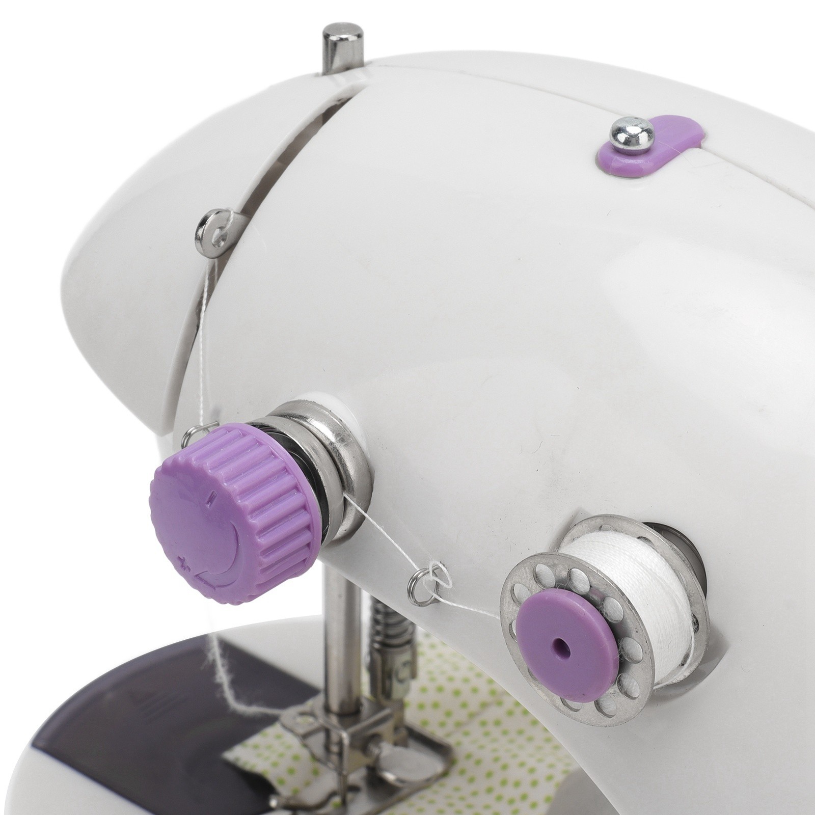 Compact Mini Portable Sewing Machine For DIY Handbags Curtains Easy To Use