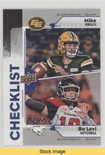 2018 Upper Deck CFL Checklist Blue Bo Levi Mitchell Mike Reilly #200 READ 0s5