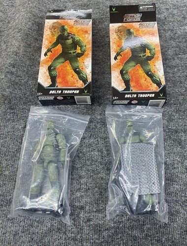 Figurine X4 Action Force Delta Trooper 6" en loose 1:12 soldat opérateur vert NEUF ! - Photo 4/4