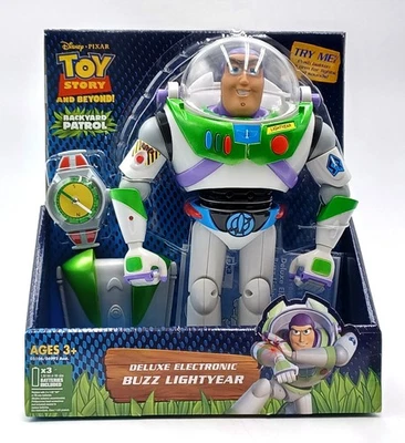 2007 Disney Toy Story & Beyond Backyard Patrol Deluxe Electronic Buzz Lightyear - Bild 1 von 4
