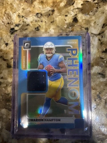 2025 Donruss Optic Omarion Hampton Blue Hyper (RAW)