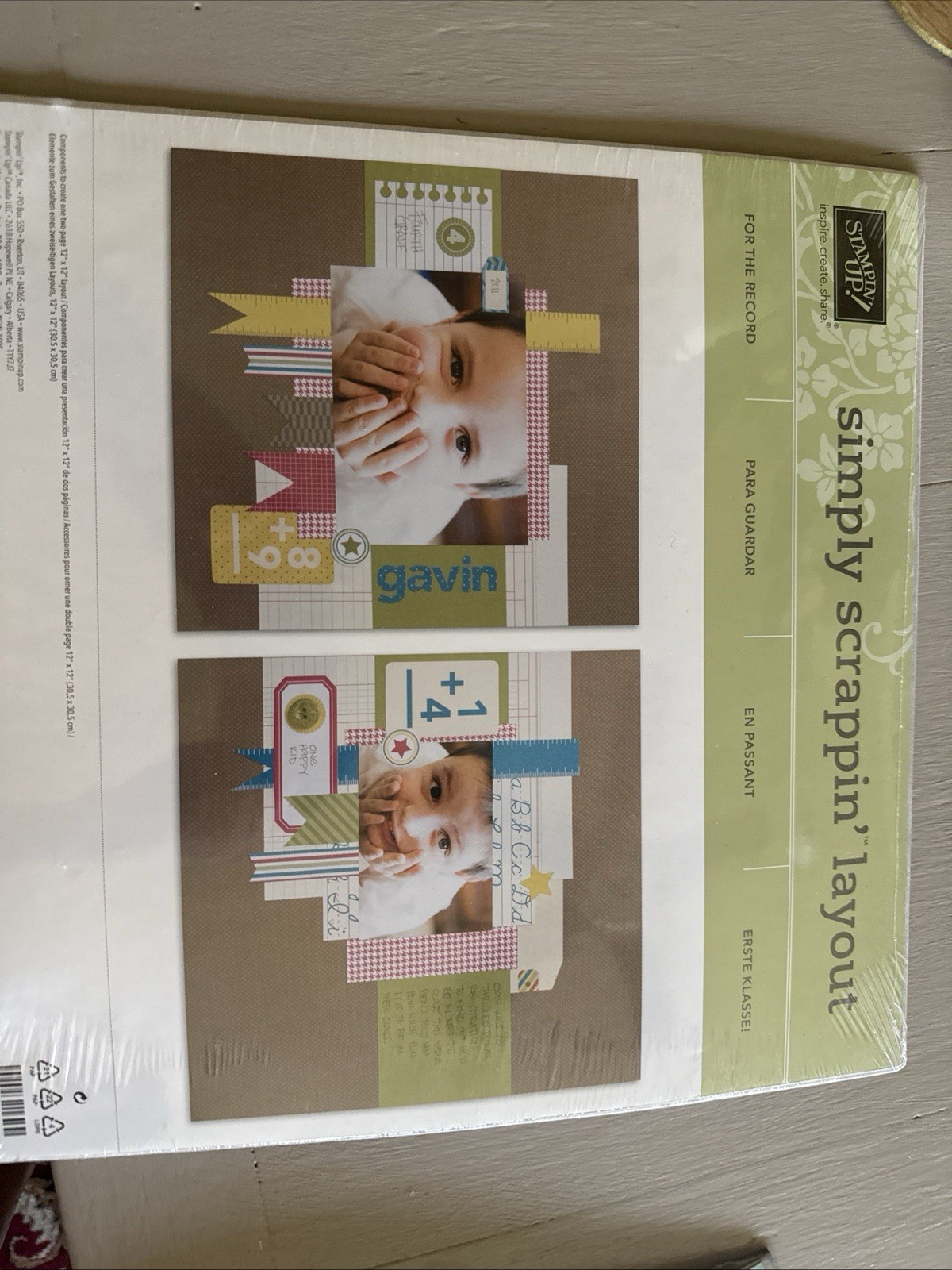 Stampin’ Up! Scrapbooking Lot – Simply Scrappin’ Layout Kit + Accessories – New