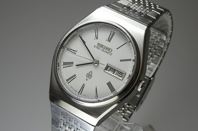 Vintage 1977 JAPAN SEIKO KING QUARTZ 4823-8130 7Jewels Quartz.