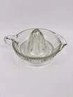 Vintage Anchor Hocking Clear Glass Citrus Juicer Lemon Orange Reamer Ribbed