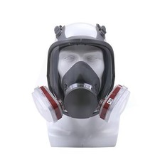 Full Face Gas Respirator Mask Reusable Anti-fog with Filters Painting Spraying