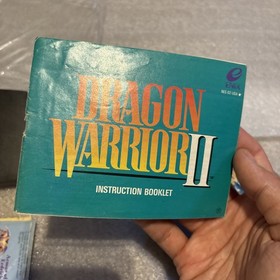 Dragon Warrior 2 II Nintendo 1990 NES CIB Complete W/ Map & Manual VGood Cond