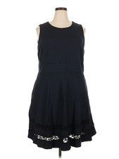Eliza J Women Black Casual Dress 20 Plus
