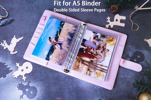 30 Pack Ultra-Clear 120 Pockets 3.5x5” Photo Sleeves for A5 Binders - Picture 9 of 16
