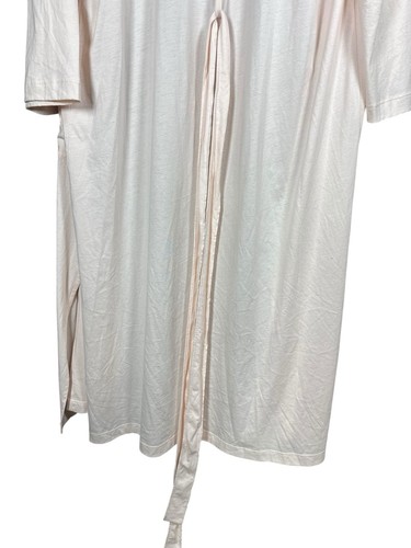 Cárdigan largo orgánico para mujer talla 4 beige 100 % algodón Pima nuevo con etiquetas - Imagen 13 de 15