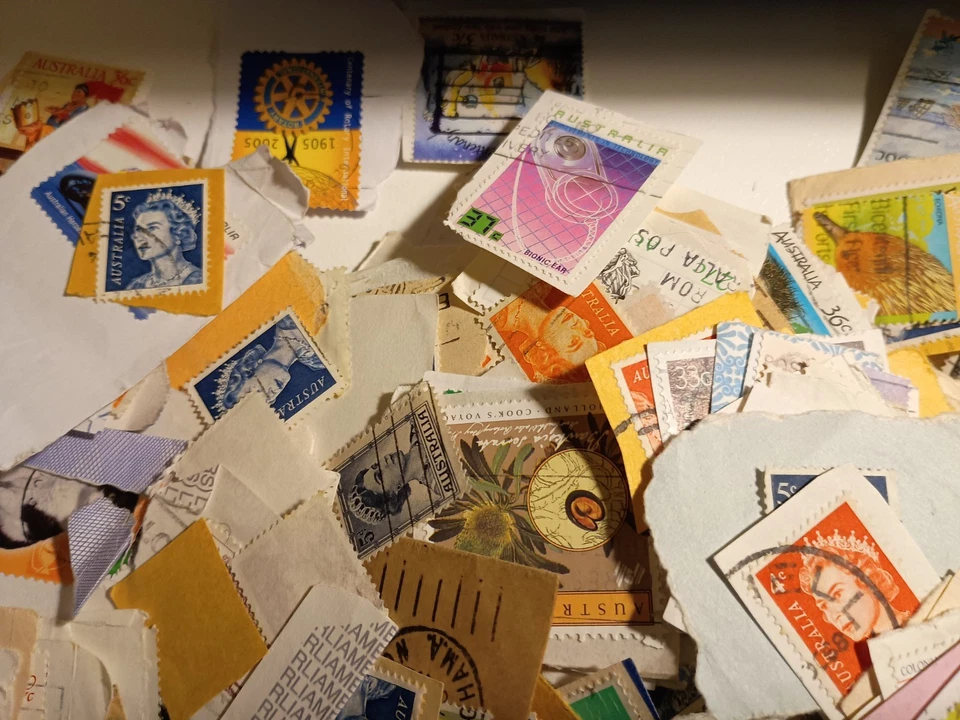 large show box full collection of stamps... lucky dip! - image 4 of 4