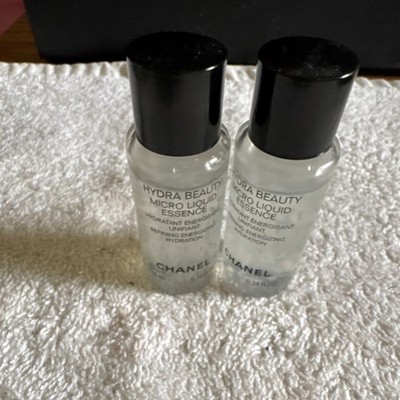 CHANEL Hydra Beauty Micro Liquid Essence Hydrating Face Sample 0.34 fl oz x2
