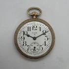 ANTIQUE 16S ELGIN RAILROAD 23J BW RAYMOND GRADE 540 GOLD FILL POCKET WATCH RUNS