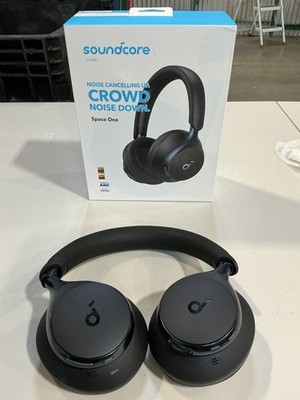 Soundcore by Anker noise cancelling up. CROWD NOISE DOWN SPACE ONE
