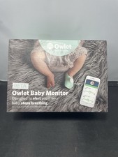 Owlet Dream Sock Baby Monitor Base Charger 3 Sock No Sensor Preowned Mint Green