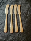 4 Towle Candlelight Sterling Silver Flat Butter Spreaders 5-7/8" 107 Grams