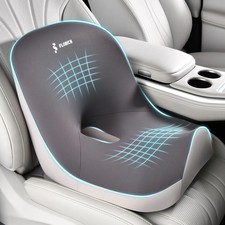 Car Seat Cushion and Lumbar Support Pillow Larger Memory Foam Seat Cushion Ergo