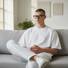 Caddis 52 21- 145 Jockamo Black Eyeglasses / Frames X53